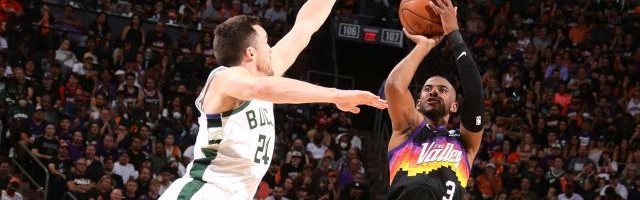 b体育下载-保罗和布克的中投VS字母哥的冲击，总决赛进攻大赏